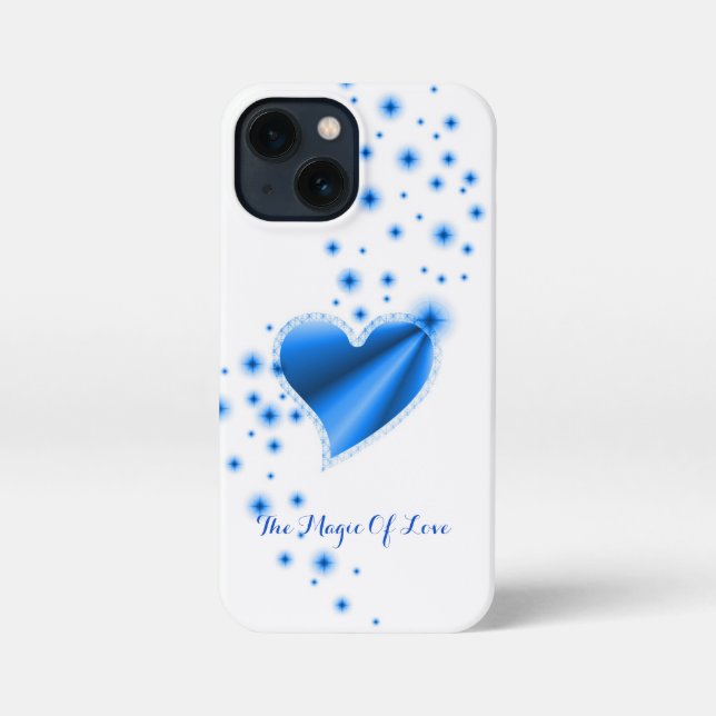 Rainbow Heart with Stars , The Magic Of Love iPhone Case (Back)