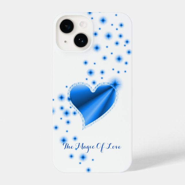 Rainbow Heart with Stars , The Magic Of Love iPhone Case (Back)