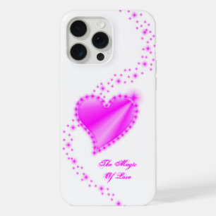 Rainbow Heart with Stars , The Magic Of Love iPhone 15 Pro Max Case