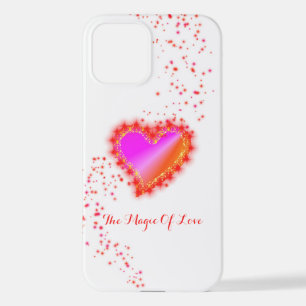 Rainbow Heart with Stars , The Magic Of Love iPhone 12 Case