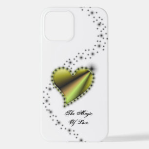 Rainbow Heart with Stars , The Magic Of Love iPhone 12 Case