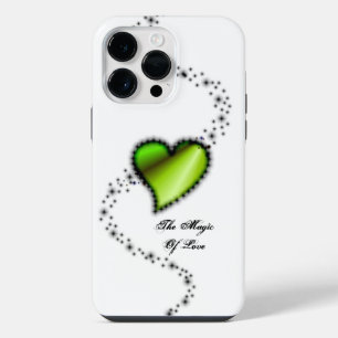Rainbow Heart with Stars , The Magic Of Love iPhone 14 Pro Max Case