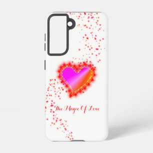 Rainbow Heart with Stars , The Magic Of Love Samsung Galaxy Case