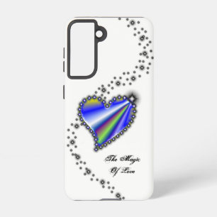Rainbow Heart with Stars , The Magic Of Love Samsung Galaxy Case