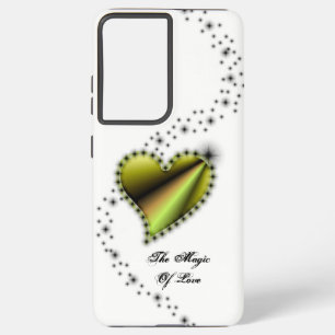 Rainbow Heart with Stars , The Magic Of Love Samsung Galaxy Case