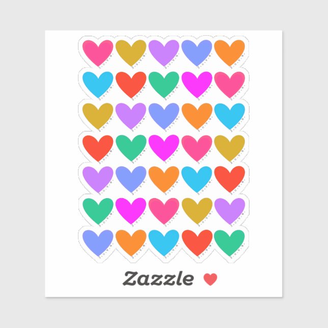 Rainbow Hearts (Sheet)