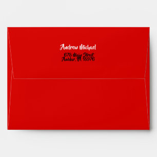 RAINBOW HEARTS Bar Bat Mitzvah Custom Envelope