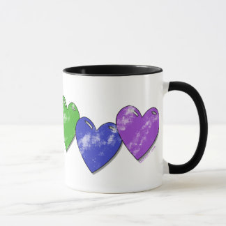 Rainbow Hearts Mug