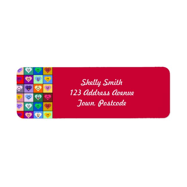 Rainbow Hearts squares (Front)