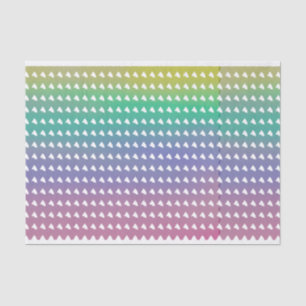 Rainbow Hearts Tissue Paper