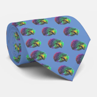 Rainbow Hedgehog tie for men