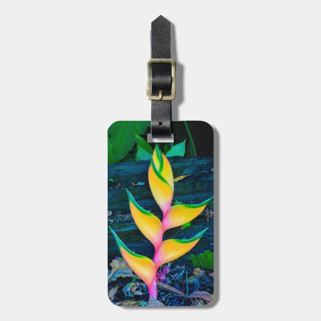 Rainbow Heliconia, Haena, Kauai, Hawaii Luggage Tag (Front Vertical)