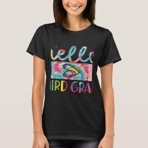 Rainbow Hello Third Grade Student Teacher Back To  T-Shirt