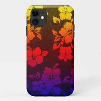 Rainbow Hibiscus iphone 5 case