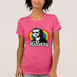Rainbow Hillary Clinton 2016 - Cool Clinton -  LGB T-Shirt