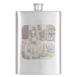 Rainbow Hip Flask