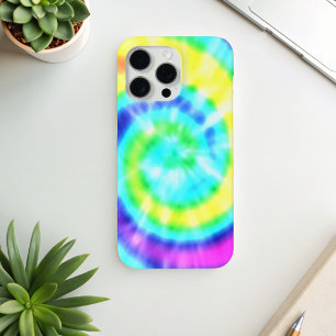 Rainbow Hippie Tie Dye Pattern iPhone 16 Pro Case