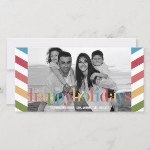 RAINBOW Holiday Photo Card