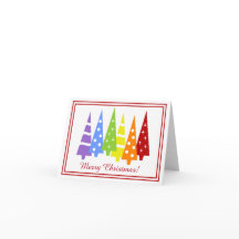 Rainbow Holiday Trees