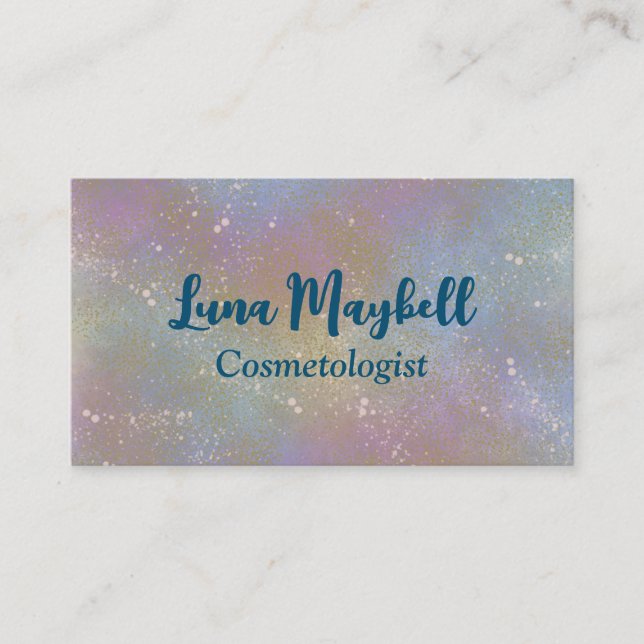 Rainbow Holographic Business Card (Front)