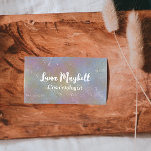 Rainbow Holographic Business Card