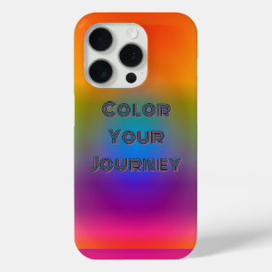 Rainbow Horizon Colour Your Journey iPhone 15 Pro Case