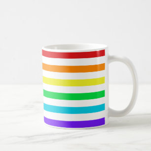 Rainbow Horizontal Stripes 1 Mug