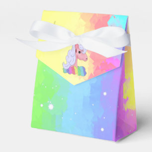 rainbow horn gift box