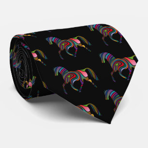 Rainbow Horse Tie