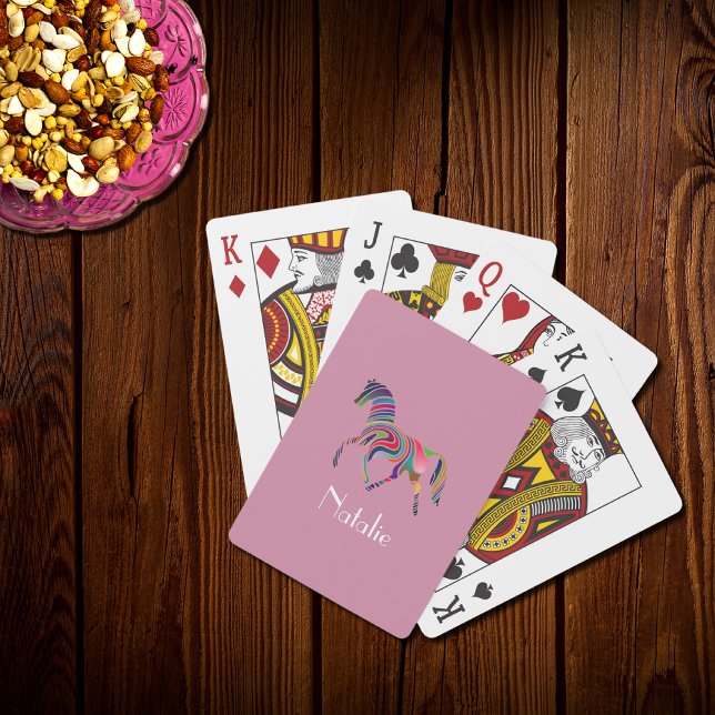 Rainbow horse  - your name playing cards (Creator Uploaded)