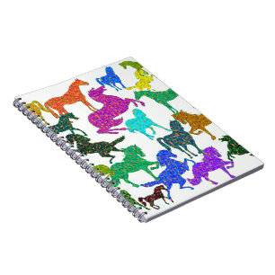 Rainbow Horses - "Dotty about Horses!" Notebook