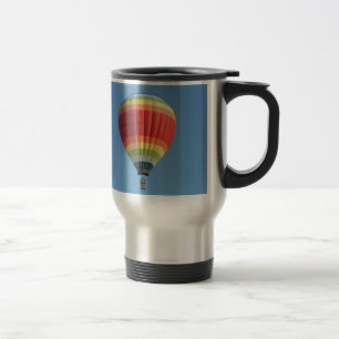 Rainbow Hot Air Balloon Travel Mug