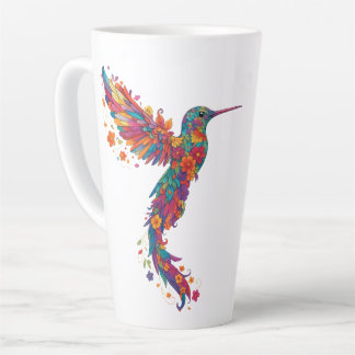 Rainbow Hummingbird Pride Latte Mug