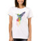 Rainbow Hummingbird Watercolor Shirt