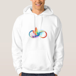 Rainbow Hummingbird with Infinity symbol Hoodie