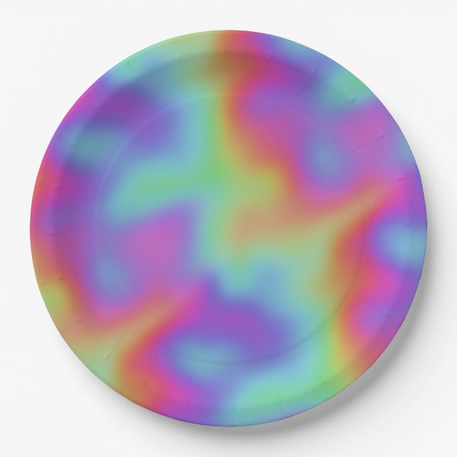 rainbow hypercolor neo : paper plate (Front)