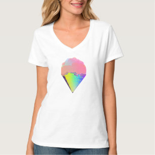 Rainbow Ice Cream Cone T-Shirt