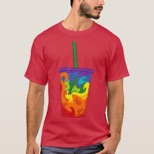 Rainbow Iced Coffee 2 T-Shirt