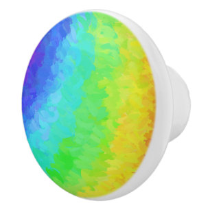 Rainbow Icy Ceramic Knob