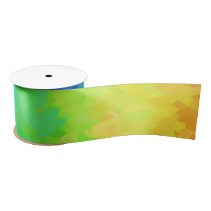 Rainbow Icy Satin Ribbon
