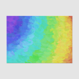 Rainbow Icy Tissue Paper