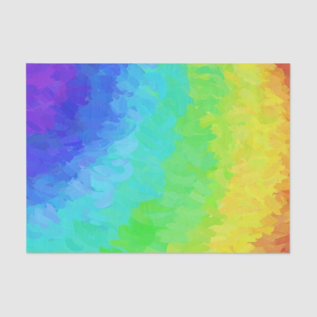 Rainbow Icy Tissue Paper (Front)