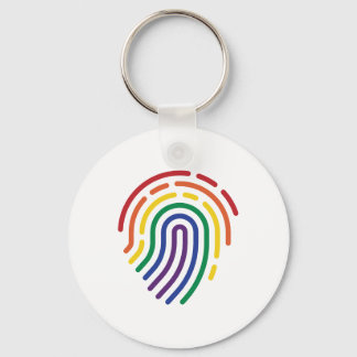 Rainbow identity key ring