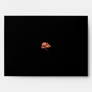 Rainbow II Watercolor Art Nouveau Wedding Envelope