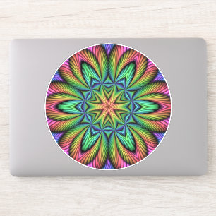 Rainbow Illusion Mandala
