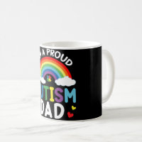 Rainbow I'm A Proud Autism Dad Autism Awareness