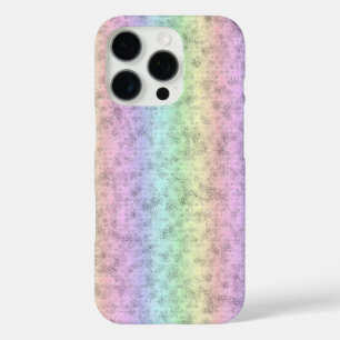 Rainbow in Elephant Skin Leather Optik iPhone 16 Pro Case