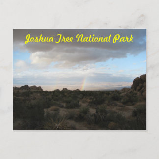 Rainbow in Joshua Tree Postcard