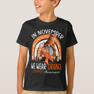 Rainbow In November We Wear Orange Crps Awareness T-Shirt