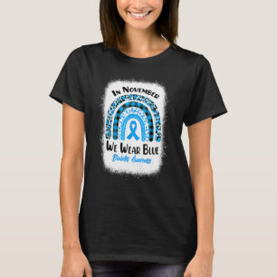 Rainbow In November We Were Blue Diabetes Awarenes T-Shirt